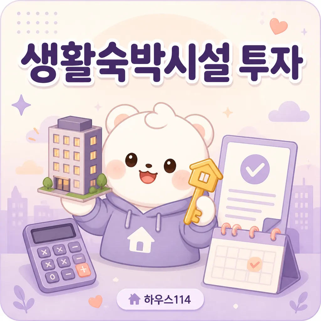 생활숙박시설 투자 — 자가 점검·법령·사례 분석 (2026)