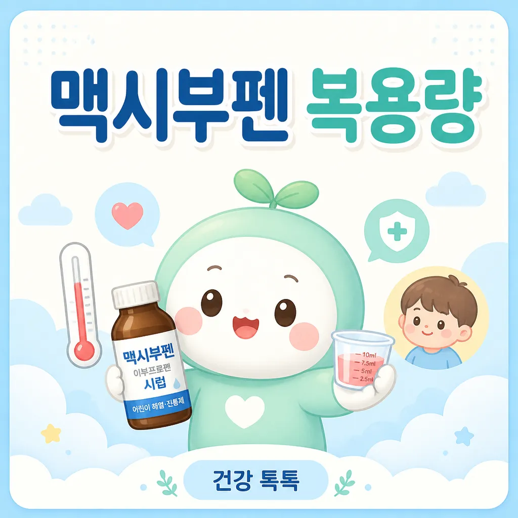 맥시부펜 복용량 안내
