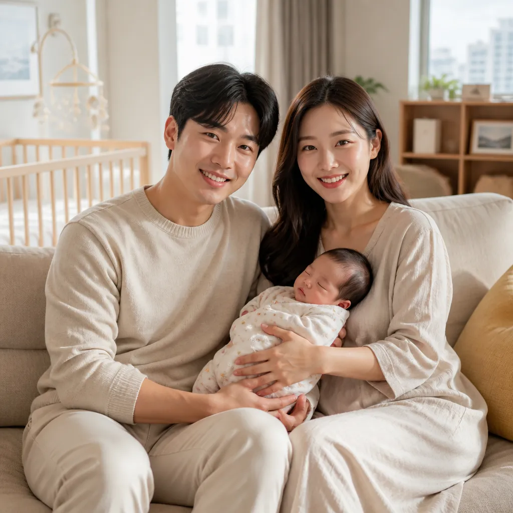 신혼부부와 신생아 가족 라이프스타일