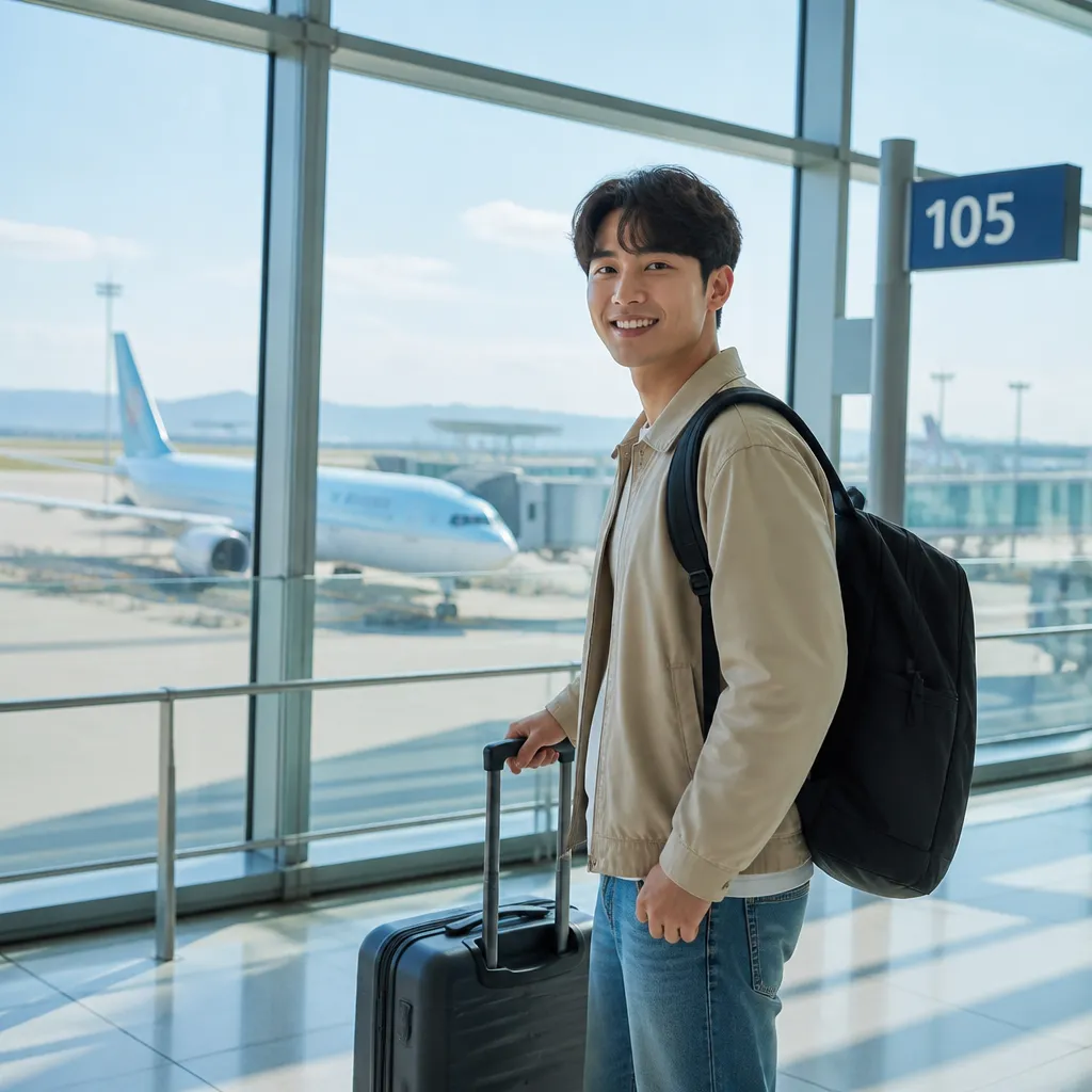 공항 출국 라이프스타일