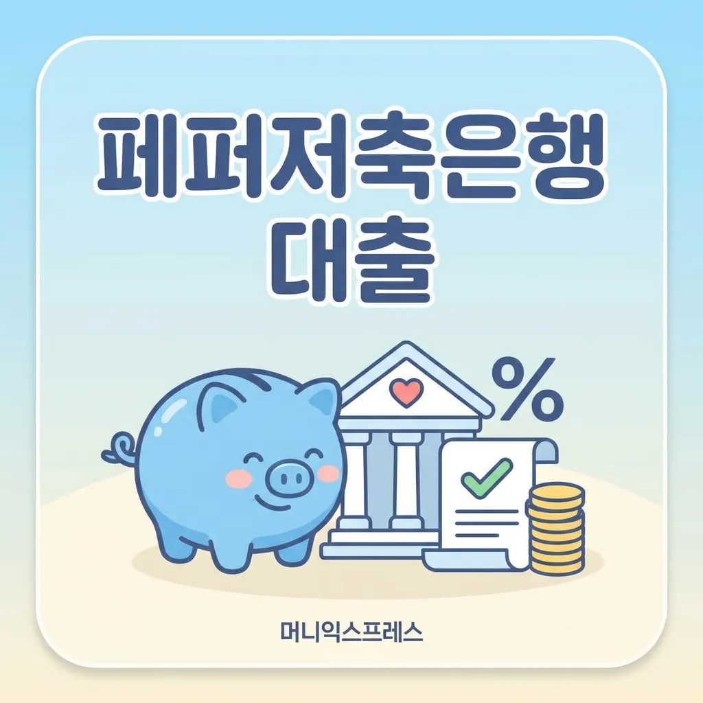 페퍼저축은행 대출 자격·금리·우대 조건 안내 (2026)