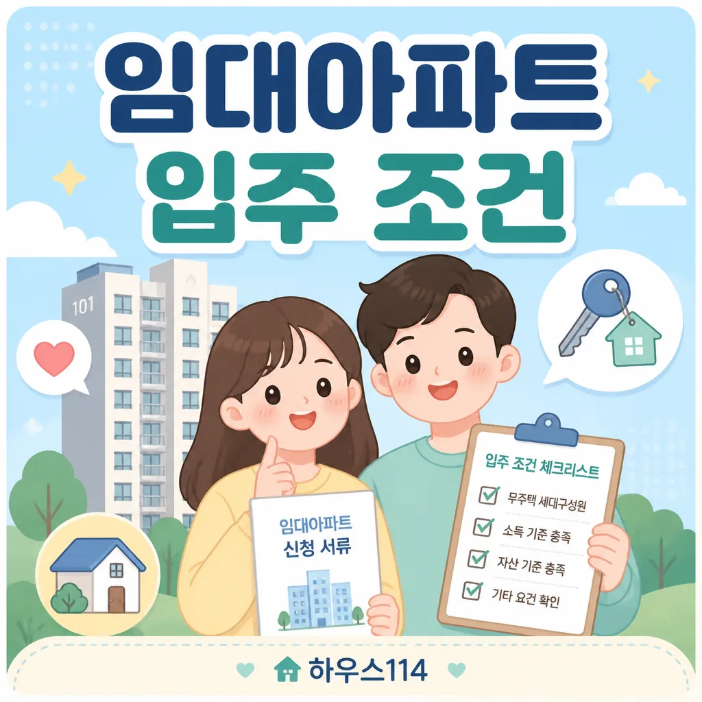 임대아파트 입주 조건 가이드 썸네일
