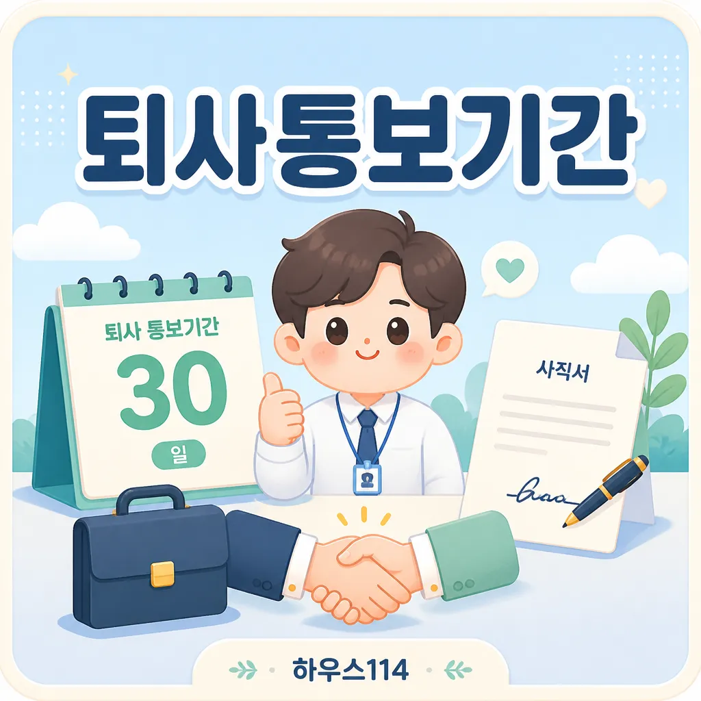 퇴사통보기간 가이드 썸네일