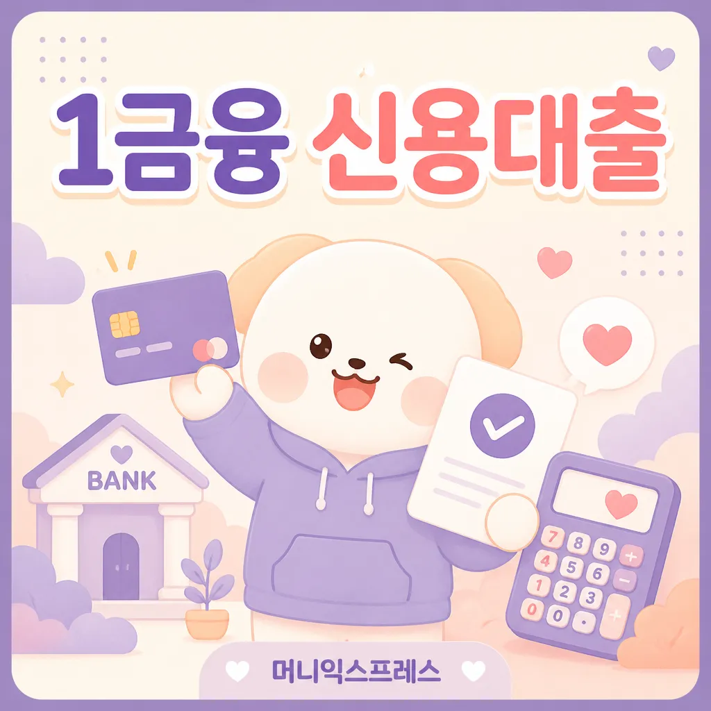 1금융 신용대출 — 승인 조건과 심사 기준 (2026)