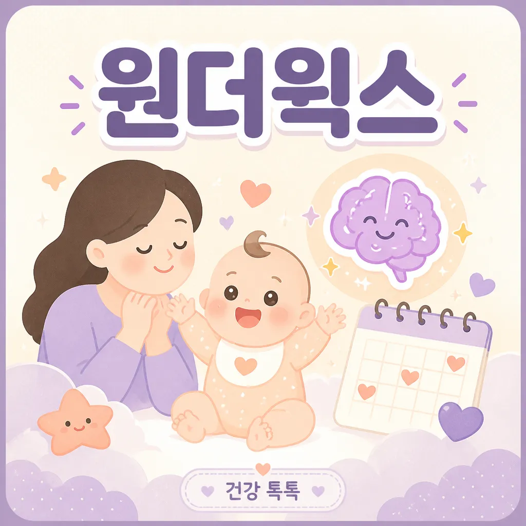 원더윅스 안내 일러스트
