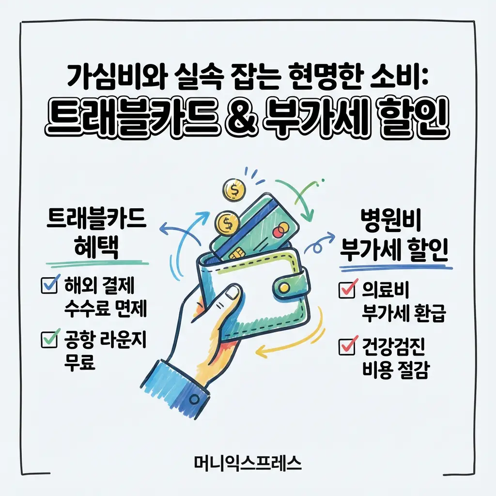 현명한 소비를 위한 트래블카드 혜택과 의료비 부가세 할인 꿀팁