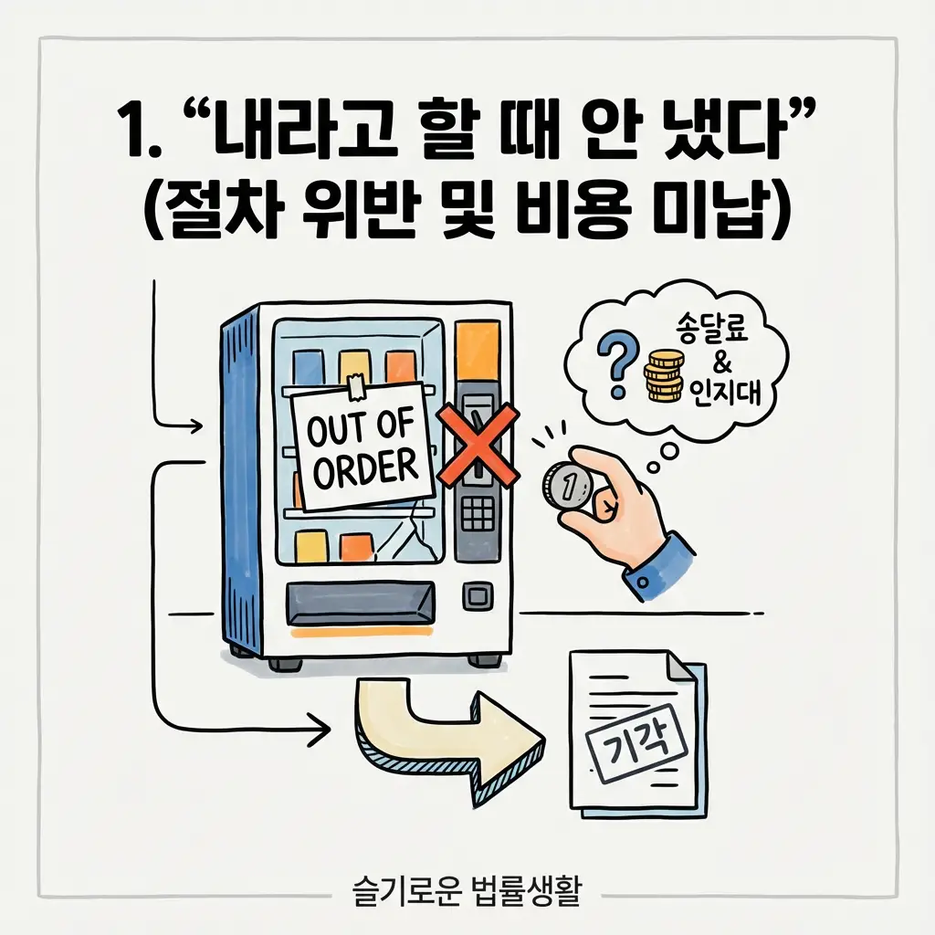 개인회생 절차 위반 및 송달료 인지대 비용 미납으로 인한 기각 사례
