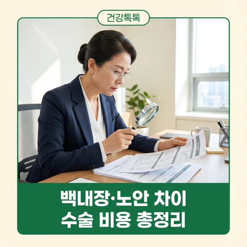 백내장과 노안의 차이점 및 수술 비용 총정리 가이드 건강톡톡 썸네일