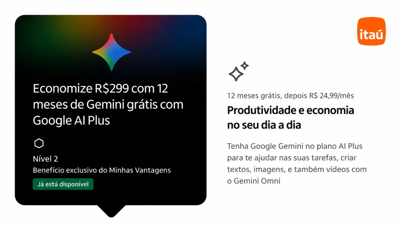 Google AI Plus 400GB Grátis
