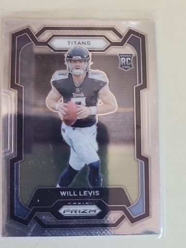 2023 Panini Prizm Silver Prizm football card #397 featuring Will Levis rookie card