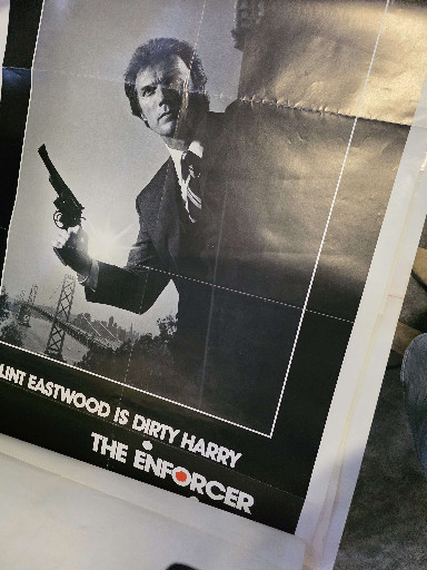 Movie poster for 'The Enforcer' (1976) starring Clint Eastwood