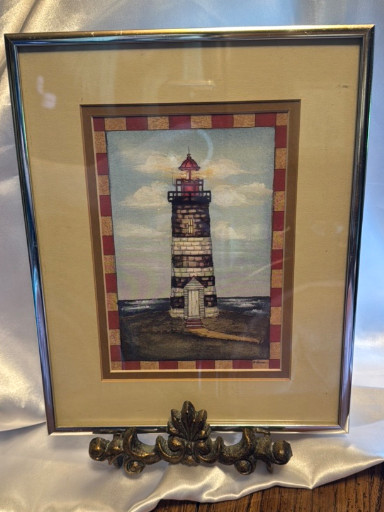 Painting titled 'Lighthouse' by John Alvear