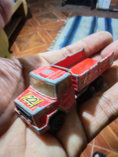 Camión de juguete de metal fundido a presión Majorette Magirus Deutz Dump Truck, número 221