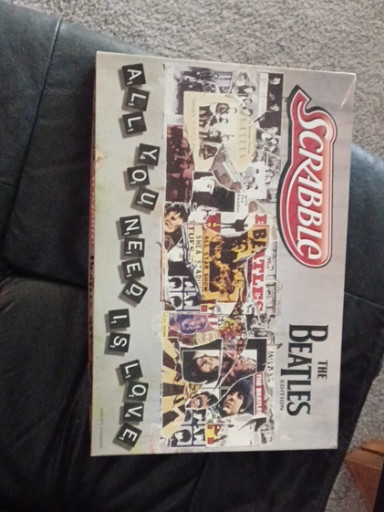 Board game 'Scrabble: The Beatles Edition' by USAopoly