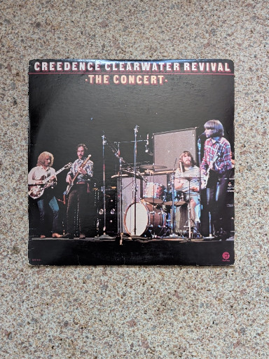 Vinyl LP album 'The Concert' by Creedence Clearwater Revival