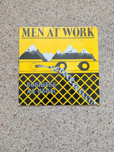 Vinyl LP album 'Business as Usual' by Men at Work