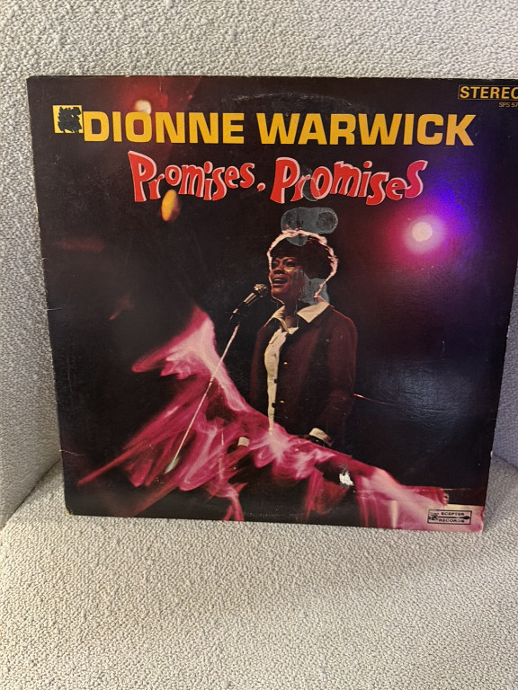 Vinyl LP album titled 'Promises, Promises' by Dionne Warwick