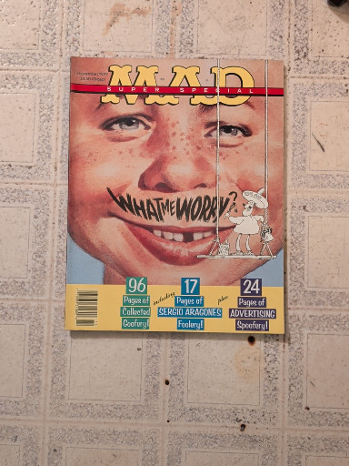 MAD Magazine Super Special #84 from November 1992 featuring 'What Me Worry?' cover