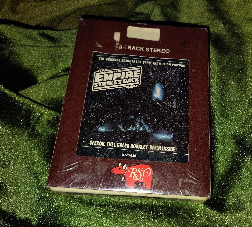8-track stereo tape of 'The Empire Strikes Back' original motion picture soundtrack by RSO Records