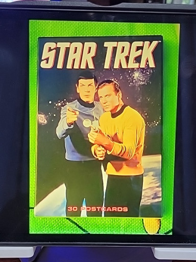 Star Trek postcard book featuring Captain Kirk and Spock, published by Chronicle Books (2006)
