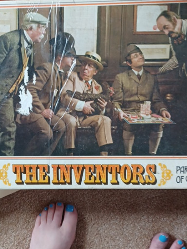 Board game titled 'The Inventors' by Parker Brothers