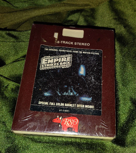 8-track stereo tape of 'The Empire Strikes Back' original motion picture soundtrack by John Williams and the London Symphony Orchestra