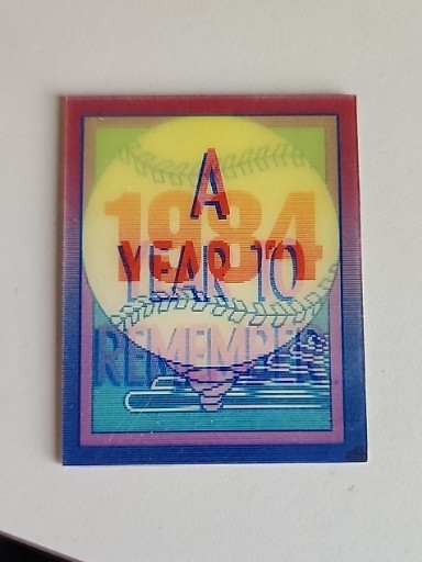 1989 Score 'A Year to Remember' Magic Motion holographic baseball card