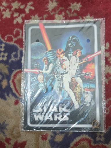Framed poster print of 'Star Wars: Episode IV – A New Hope' original theatrical release artwork