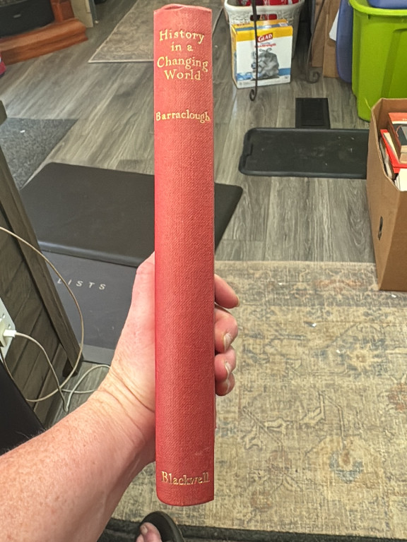 Book titled 'History in a Changing World' by Geoffrey Barraclough