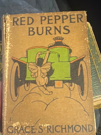 Hardcover book titled 'Red Pepper Burns' by Grace S. Richmond
