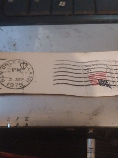 U.S. postal cover with flag stamp, postmarked September 2, 1978