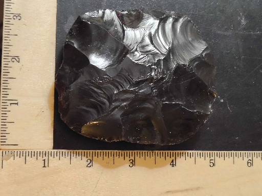 Rainbow obsidian rough mineral specimen