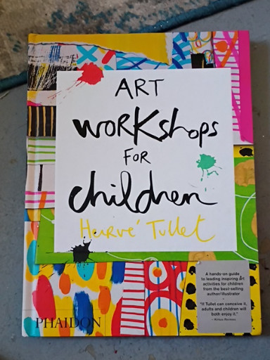 Book titled 'Art Workshops for Children' by Hervé Tullet