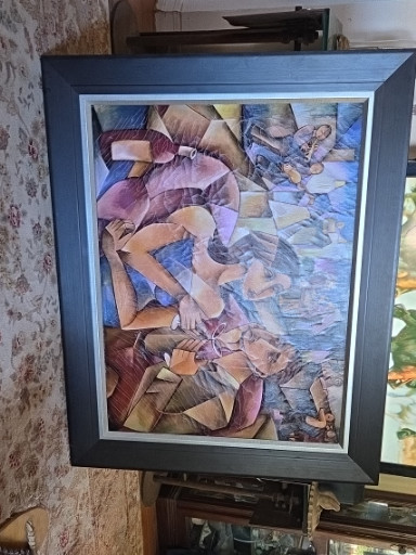 Giclée on canvas titled 'Music in Her Soul' by Yuroz
