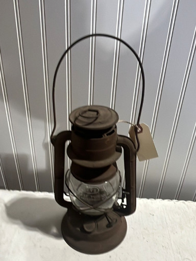 Vintage metal kerosene lantern