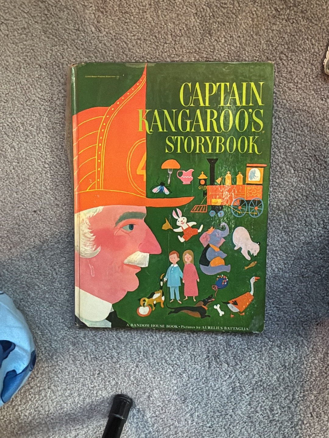 Children's book titled 'Captain Kangaroo's Storybook' illustrated by Aurelius Battaglia