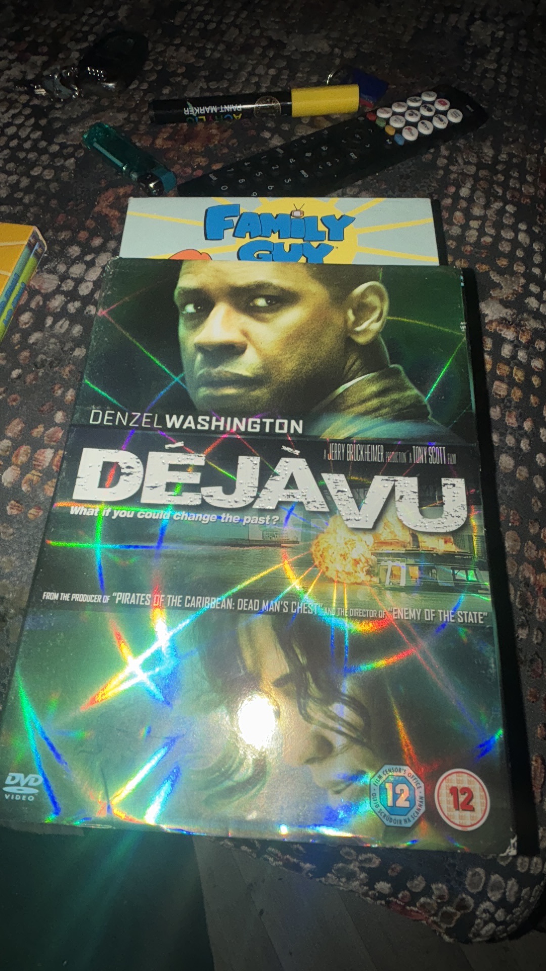 DVD of the film 'Déjà Vu' directed by Tony Scott