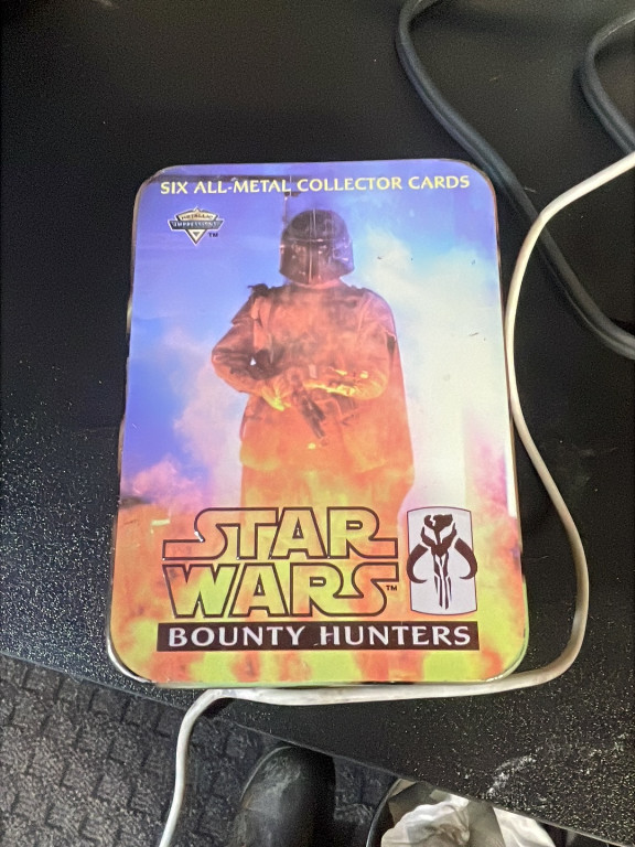 Star Wars Bounty Hunters All-Metal Collector Cards by Metallic Impressions