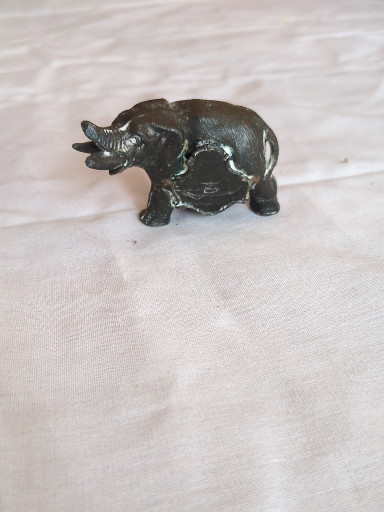 Cast iron elephant figurine
