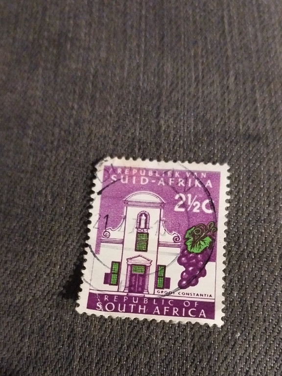 Postage stamp titled 'Groot Constantia' from the Republic of South Africa