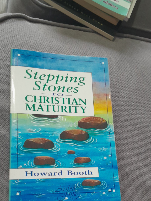 Book titled 'Stepping Stones to Christian Maturity' by Howard Booth