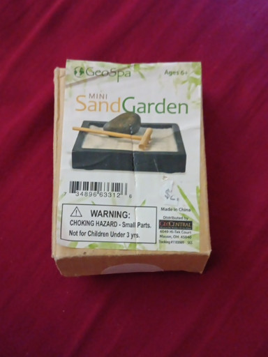 Mini Sand Garden desktop Zen garden kit by GeoSpa