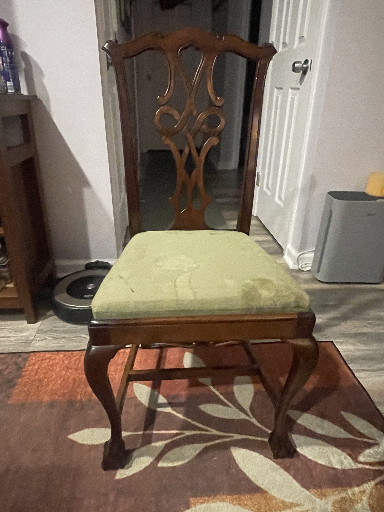 Chippendale mahogany side chair attributed to James Gillingham