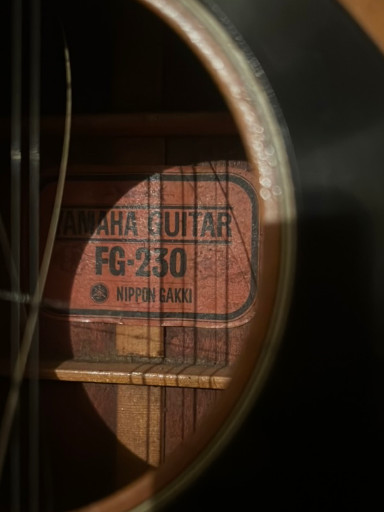 Yamaha FG-230 12-string acoustic guitar with Red Label by Nippon Gakki