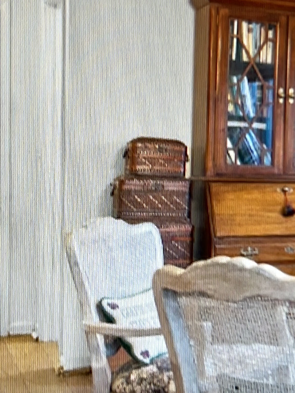 Woven rattan or bamboo storage baskets