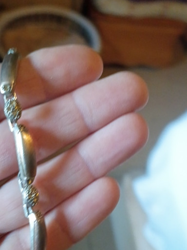 White gold diamond bracelet with twisted rope design