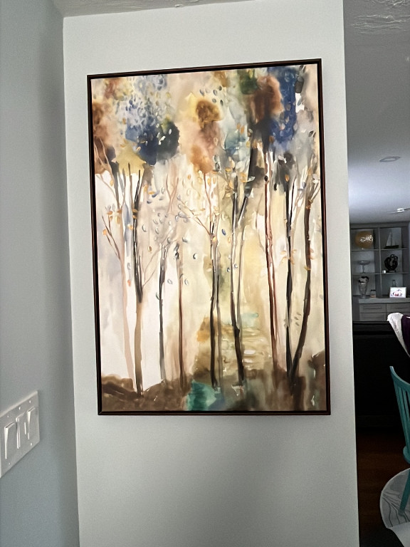 Watercolor painting titled 'Standing Tall I' by Allison Pearce