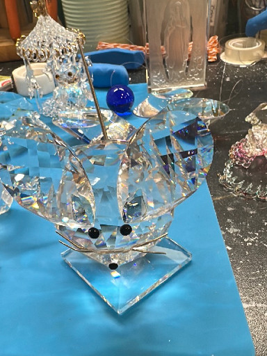 Crystal figurine titled 'Field Mouse' by Swarovski