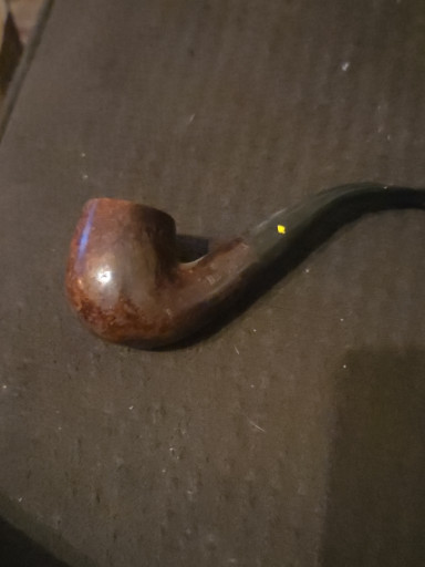 Briar wood tobacco smoking pipe