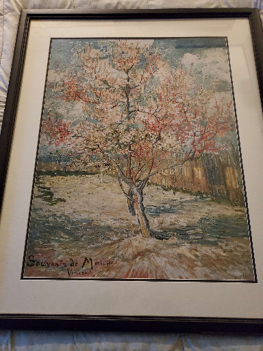 Reproduction of oil painting titled 'Souvenir de Mauve' by Vincent van Gogh